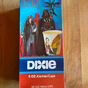 RARE VNTG STAR WARS RETURN OF THE JEDI DIXIE CUPS